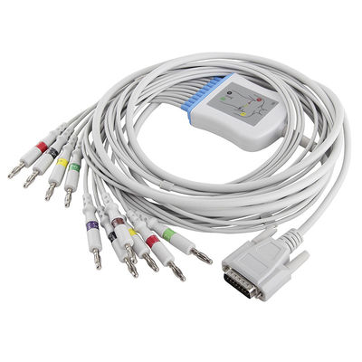 Edan EKG SE-3,SE-12 01.57.107048 Kabel i przewody IEC 4.0 Złącze bananowe