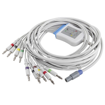 Welch Allyn SE-PRO-600 M2461A Kabel EKG i przewody IEC 4.0 Złącze bananowe