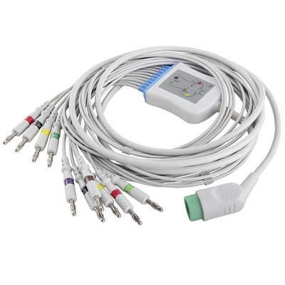 Kompatybilny z firmą Med-tronic kabel EKG z bezpośrednim podłączeniem i przewody IEC 4.0Banana