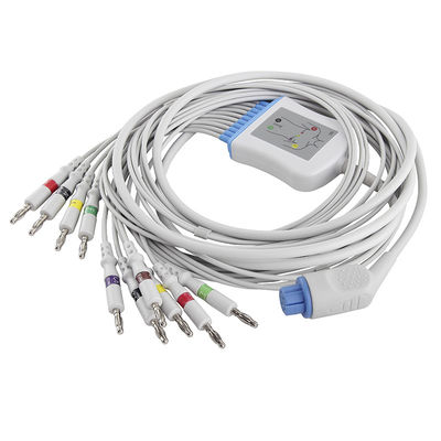 Kabel i przewody EKG Datex Złącze bananowe IEC 4.0