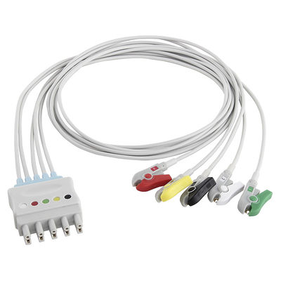 P-Hilips M1625A 989803104521 Przewody odprowadzeń EKG Kabel 6 odprowadzeń Zacisk IEC MP 20 IntelliVue MX800