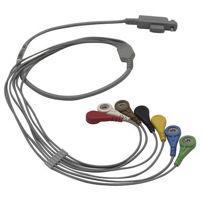 JincoMed Holter EKG starego typu i przewody 10 odprowadzeń IEC Snap