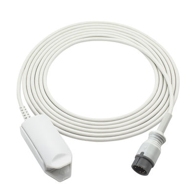 Zoncare wielokrotnego użytku czujnik SpO2 PM-7000C PM-7000D 6Pin klips na palec dla dorosłych sonda SpO2