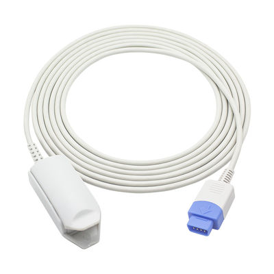GE Datex Ohmeda OxyTip TruSignal Tech TS-F-D Czujnik SpO2 9-pinowy klips na palec dla dorosłych Sonda SpO2 I4 z modułami serii E