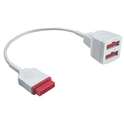 Kabel adaptera GE Marquette IBP 2005772-001 2103966-001 11-stykowy przedłużacz podwójnego przetwornika