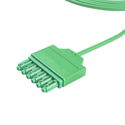 Kabel adaptera pnia EKG Sie-me-ns Draeger MS16256 6-odprowadzeniowego Kabel przedłużający pnia EKG Drager Złącze jednopinowe