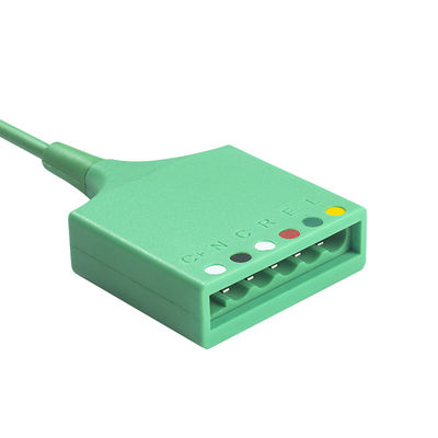 Kabel adaptera pnia EKG Sie-me-ns Draeger MS16256 6-odprowadzeniowego Kabel przedłużający pnia EKG Drager Złącze jednopinowe