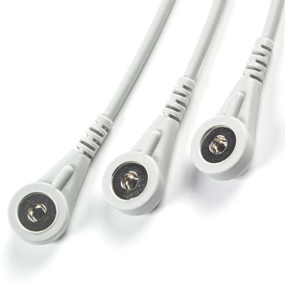 Kable i przewody EKG Kontron 125 128 VSM510 3 przewody AHA Snap 7-stykowe złącze Kabel EKG