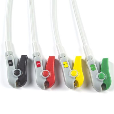 Corpuls 3 Kabel EKG i przewody odprowadzeń 4 odnogi IEC Klip 11-pinowe złącze Kabel EKG