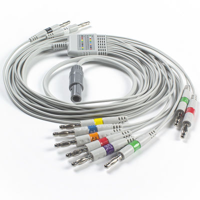 Welch Allyn RE-PC-AHA-BAN SE-PRO-600 Kabel EKG i przewody 14-stykowe IEC Banana 4.0