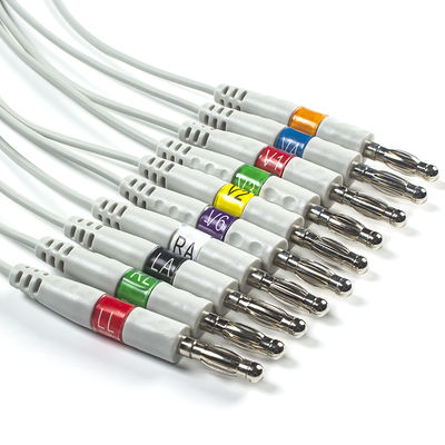 Welch Allyn RE-PC-AHA-BAN SE-PRO-600 Kabel EKG i przewody 14-stykowe IEC Banana 4.0
