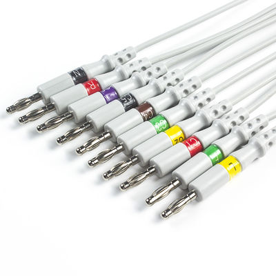 Welch Allyn RE-PC-AHA-BAN SE-PRO-600 Kabel EKG i przewody 14-stykowe IEC Banana 4.0