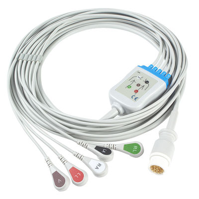 Kable i przewody EKG P-Hilips 12-stykowy 5-odprowadzeniowy kabel EKG M1975A