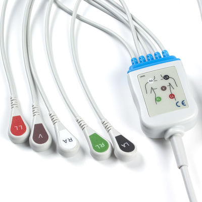 Kable i przewody EKG P-Hilips 12-stykowy 5-odprowadzeniowy kabel EKG M1975A