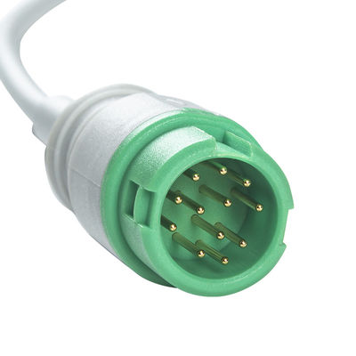 Mindray Datascope 040-000963-00 EA6252B Kable i przewody EKG Złącze 12-stykowe Kabel EKG 5 odprowadzeń IEC snap