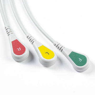 Nihon Kohden Kable i przewody EKG CB-72353P 11-pinowe złącze OEC-6102A Kabel EKG 3 odprowadzenia IEC snap