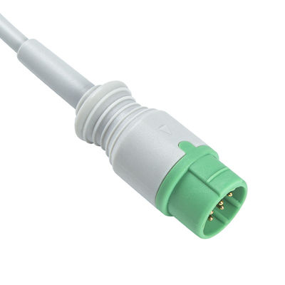 Mennen kabel EKG i Leadwires 5 odprowadzeń IEC Clip 12-pinowe złącze kabla EKG