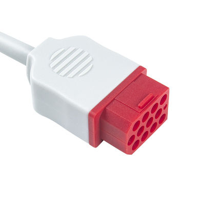 Bionet Nowy Model BM3 BM5 Kable EKG i Leadwires Snap Kabel EKG 3 Odprowadzenia Złącze IEC 12 pin