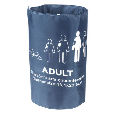 Uniwersalny mankiet NIBP dla dorosłych podwójna rurka mankiet NIBP Nylon 25-35CM podwójna rurka mankiet wielokrotnego użytku Monitor ciśnienia krwi mankiet