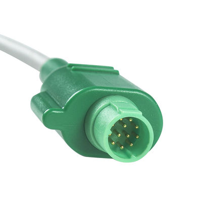 Datascope/Maquet/Getinge 12-pin ECG Trunk Cable To ECG 5 Lead Cable IEC AHA Single Pin ECG Leadwires