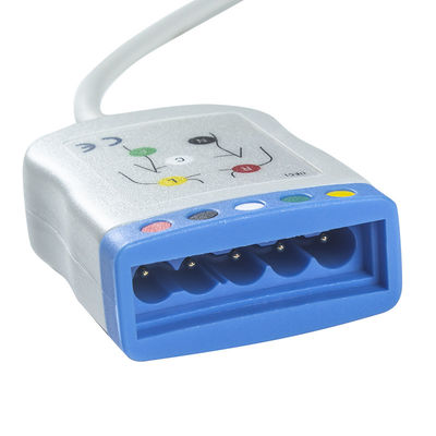 Datascope/Maquet/Getinge 12-pin ECG Trunk Cable To ECG 5 Lead Cable IEC AHA Single Pin ECG Leadwires