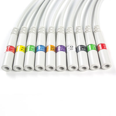Części EKG Banan do zatrzasku Adapter EKG Adaptery pigtailowe 9281-002-50 Złącze elektrody EKG 4 mm
