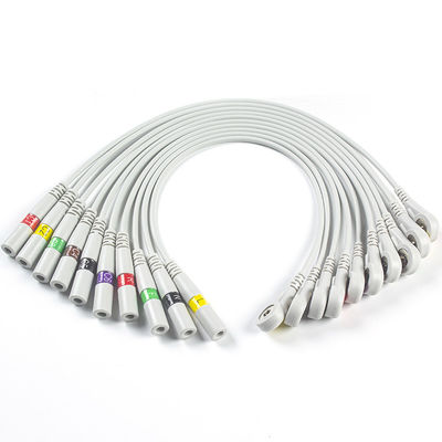 Części EKG 3.00MM Złącze elektrody IEC EKG Złącze EKG Igła bananowa do zatrzasku Pigtail