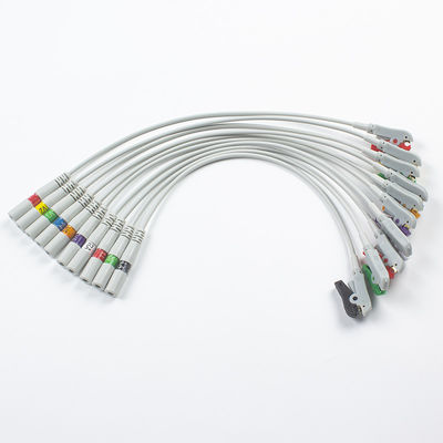 Części EKG Adaptery pigtailowe 989803101701 40498E 4.00MM EKG Snap to Adapter wtyczki bananowej