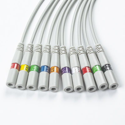 Części EKG Adaptery pigtailowe 989803101701 40498E 4.00MM EKG Snap to Adapter wtyczki bananowej