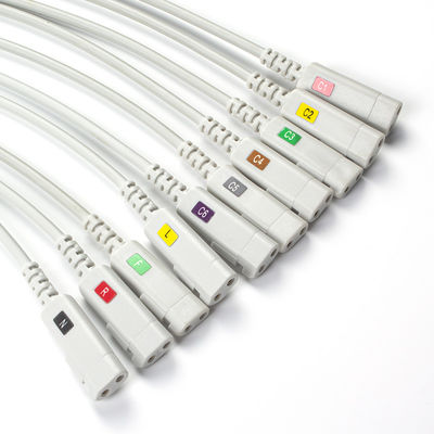 CONMED serii D EKG wiązka ołowiowa Twin Pin DL10 DL36-10 10 wiązka ołowiowa bananowa