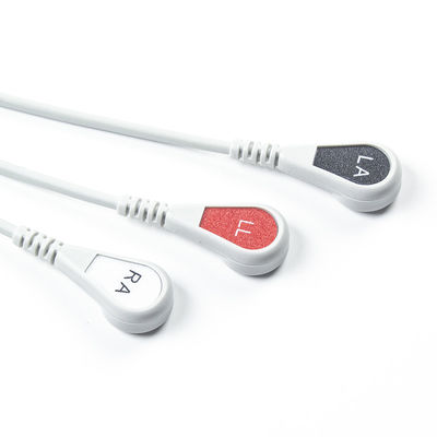 Edan Kompatybilny kabel EKG z bezpośrednim połączeniem i przewody wiodące 6pin Universal AAMI 3Lead AHA Snap