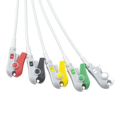 Kontron Arrow Kompatybilny kabel EKG z bezpośrednim połączeniem i przewody prowadzenia do 5Lead IEC Grabber