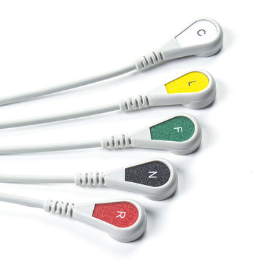 Kompatybilny Siemens Drager 5 Lead Iec Snap Ecg Lead Cable / Ecg Lead Wire Set