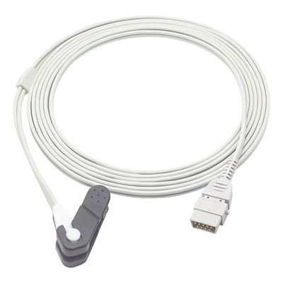 Huntleigh wielokrotnie używalny czujnik Spo2 9 Pin Smartsigns Mp1 Mp1r Acc-Vsm-171 1m Short