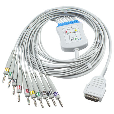 Mortara Burdick Direct Connect Kabel EKG 012-0844-01 Eclipse 400 Atria 3100 Premier IEC Banana 4.0 7704 Kabel EKG 10 odprowadzeń