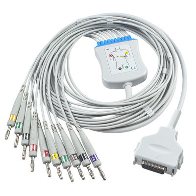 Fukuda Denshi CP-101LD FX101 FX-7202 IEC Banana 4.0 10 odprowadzeń Kabel monitora pacjenta EKG Przewody ekg
