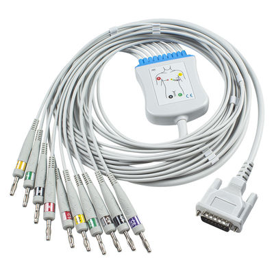 Schiller Kompatybilny z Direct Connect 2.400095 Kabel EKG i przewody IEC 4.0Banana