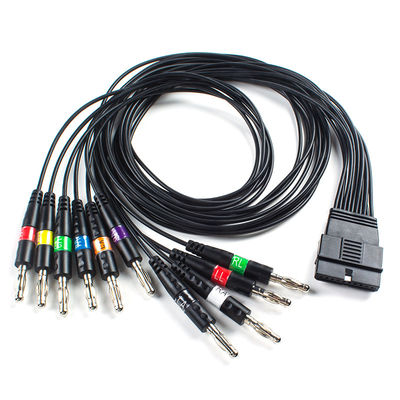 10 Drut EKG Pacjent Kabel Bananowy Wtyczka AHA Dla FT-1 Kod 2.400331 Dla S-chiller