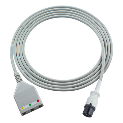 AAMI 6Pin EKG kablówki Edan LL style 3lead Kablówka 1.30M
