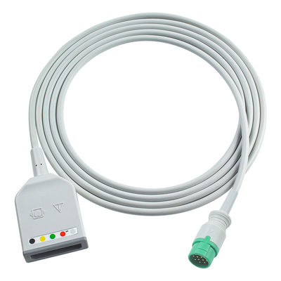 Fukuda Denshi 12Pin 5Lead EKG Adapter Kabel Dynascope DS-7100 EKG Kabel rozszerzający Euro Style