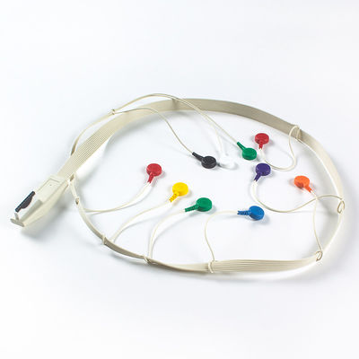 Kompatybilny z Mortara X12 + Holter ECG Kabel Mortara ECG Holter Mortara Kabel 10 Lead Snap