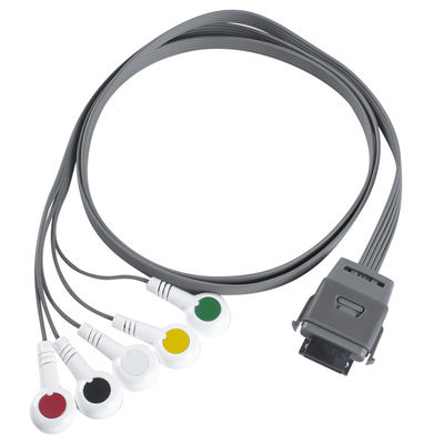 TPU Edan 5Lead EKG Holter Cable IEC Snap Shelf Life 24 miesiące dla przyrządów biomedycznych