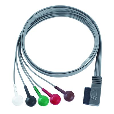 Kompatybilny z PH EKG Telemetry Leadwire - M4725A EKG Holter Cable 350-0173-03 dla Zymed DigiTrak-Plus