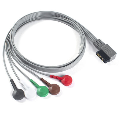 Kompatybilny z PH EKG Telemetry Leadwire - M4725A EKG Holter Cable 350-0173-03 dla Zymed DigiTrak-Plus