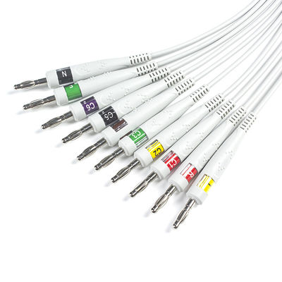 Kompatybilny kabel diagnostyczny EKG GE 10Lead IEC Banana dla GE AM4, AM5, CASE 12,CASE 15,CASE 16,CENTRA MAC12