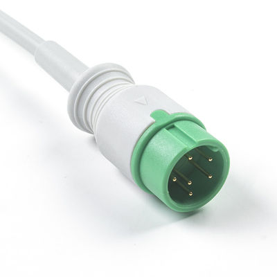 Szary Kompatybilny IVY 5Lead Kabel EKG AHA Snap 1m 3,0 średnicy