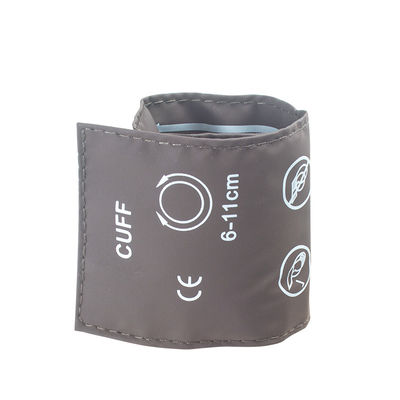 Opakowanie worka noworodek NIBP Manchuff Single Tube 6-11cm TPU Manchuff Brown