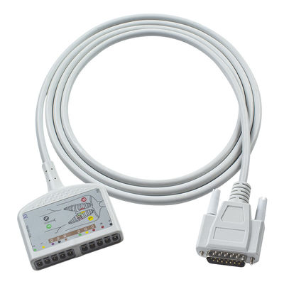 Kompatybilny kabel EKG diagnostyczny Nihon Kohden EKG 10Lead dla Cardiofax C, Cardiofax GEM 9020K, Cardiofax M
