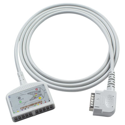 Bezlateks 15Pin 10Lead EKG Trunk Cable IEC/AHA dla 108 109 110 1210 1211 601 Cardico 302