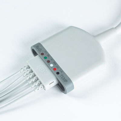 Kompatybilny z Multimed 6 Pod Patient Cable 3.5M 6Lead EKG z funkcją SpO2/temperatura/EKG
